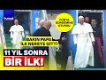 Papa Ankara'ya indi! Uçaktan iner inmez gittiği yer gündem oldu!