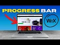 How To Add a Simple Progress Bar in Wix