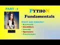 PART-2 PYTHON TUTORIALS PYTHON FUNDAMENTALS