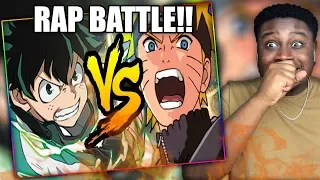 Download DEKU SMASHES NARUTO! | DEKU VS NARUTO RAP BATTLE Reaction! MP3