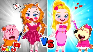 Nancy Vs Lucy Thử Thách Biến Hình Cho Búp Bê ⭐ Bài Học Giữ Gìn Đồ Chơi | Wolfoo Tiếng Việt