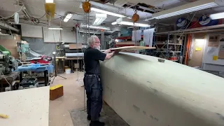 13 October  Recycling twinn keels for ballast sole.