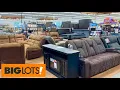 BIG LOTS SOFAS ARMCHAIRS TABLES FIREPLACES FURNITURE SHOP WITH ME SHOPPING STORE WALK THROUGH