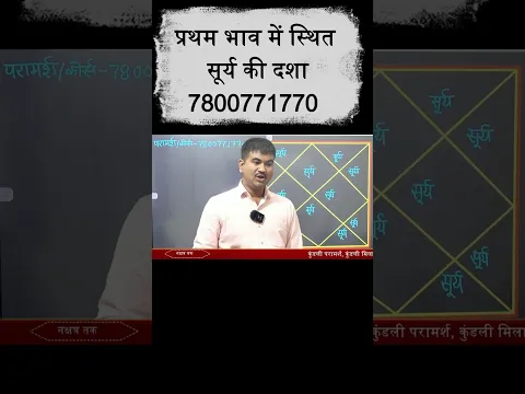 प्रथम भाव में स्थित की दशा का फल