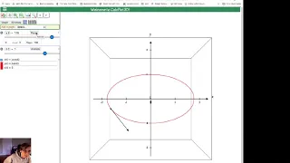 Using CalcPlot3D to visualize space curves