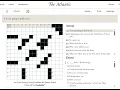The Atlantic Crossword 2026