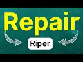 Como pronunciar Repair Reparar en ingles Americano con ejemplos