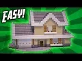 Minecraft How To Build A Suburban House Tutorial