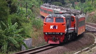 Executive Trains on Southern Line of Java - Indonesian Railways