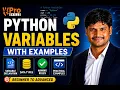 Python Variables Explained with Examples Variable Types Data Types Python Tutorial for Beginners
