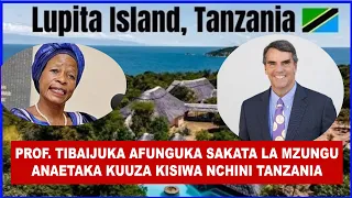 PROF TIBAIJUKA AFICHUA SIRI SAKATA LA MZUNGU KUTAKA KUUZA KISIWA ANACHODAI NI CHAKE ZIWA TANGANYIKA