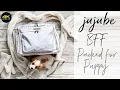 NEW JuJuBe Cozy Knit BFF Diaper Bag Packing for a Toddler Puppy