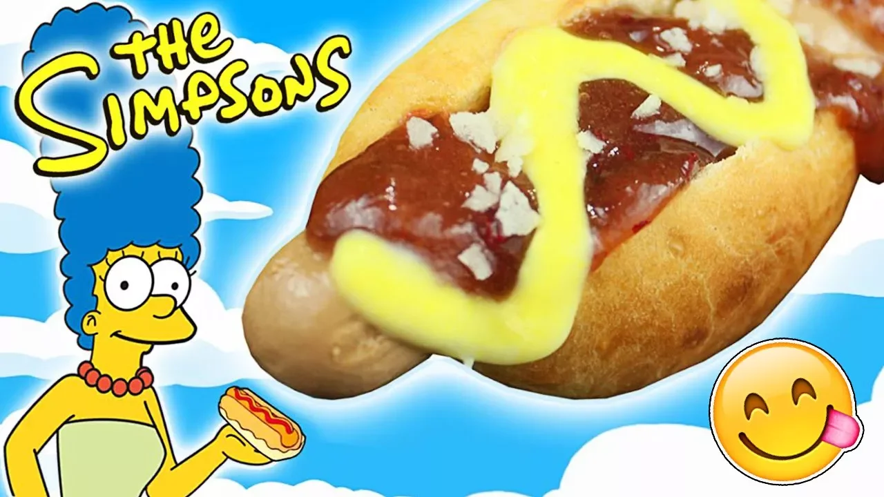 Hot Dog Dulces de LOS SIMPSONS!! (Trampantojo de Perritos Calientes )