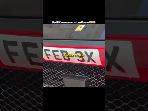 FedEX owners $10 million Ferrari🤯