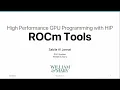 AMD HIP Tutorial 6-1 ROCm Tools