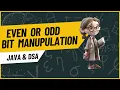 Even Or Odd Using Bit Manipulation Method
