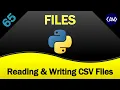 Write and read data to and from comma separated value file in