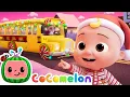 Lagu Wheels on the Christmas Bus Song! ❄️🎄 | CoComelon Nursery Rhymes \u0026 Kids Songs