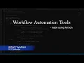 Houdini Workflow Automation Tools made using Python