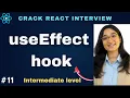 useEffect Hook in React Explained Cleanup Function in useEffect React Interview Questions 2026