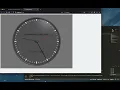 Paul McWhorter Vpython Lesson 17 Homework Accurate Smooth Analog clock hand movement