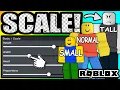 You MUST TRY These Avatar SCALE TRICKS ROBLOX