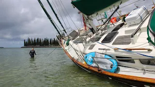 Running my Sailboat VERY aground