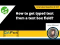 How to get typed text from a textbox Selenium Interview Question