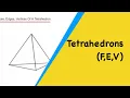 Tetrahedrons Faces Edges And Vertices Of A Tetrahedron Triangular Based Pyramid