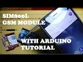 SIM800L with arduino Tutorial How to send receive SMS and make a call