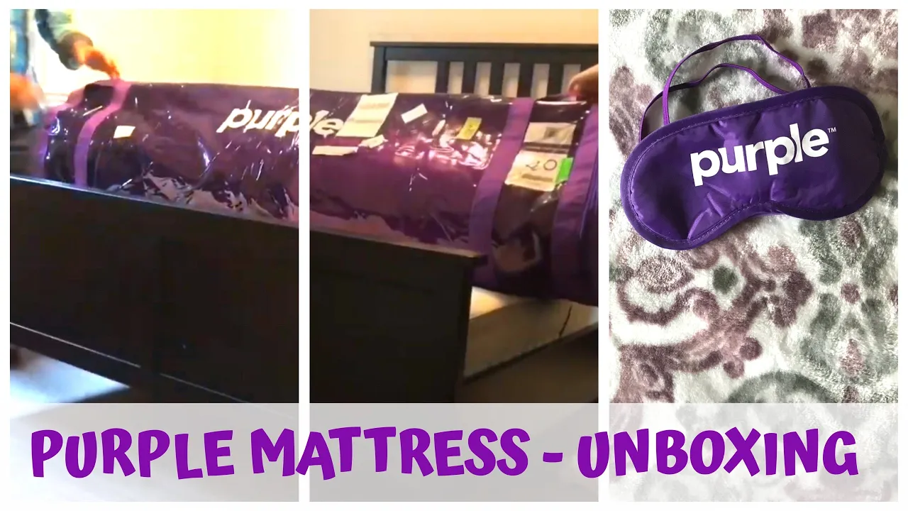 PURPLE MATTRESS UNBOXING