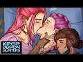 Download Lagu Een verrassingskus die haar aan het lachen maakte! 😊 | KPOP DEMON HUNTERS • COMIC DUB COMPILATIE