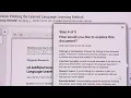 ProQuest AI featires English