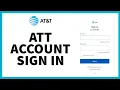 How to Login AT T Account Sign In to ATT ATT Login Sign in to myAT T Online Using PC