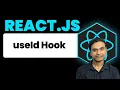 useId Hook in React JS Full Explanation React JS 19 Complete Course in Hindi