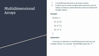 Mastering PHP Arrays A Comprehensive Guide for Beginners - PHP TUTORIAL website development
