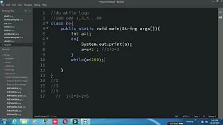 Java Program to Display Odd Numbers From 1 to 100 using Do While loop