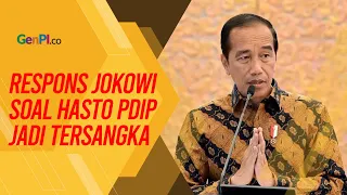 Respons Jokowi terhadap Penetapan Hasto PDIP sebagai Tersangka oleh KPK
