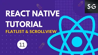 Lists in React Native Flatlist ScrollView React Native Tutorial for Beginners