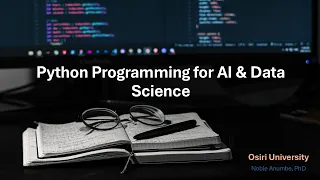 Week 6 - Python Programing for Data Science AI User Input While Loops