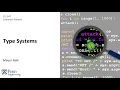 Module 8 Type Systems