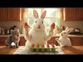 Download Lagu Mother Rabbit Helps Injured Kitten, Takes Her Home to Make Watermelon Ice Cream for Cat and Bunny🐱🐰🍧