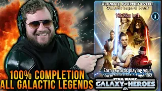 ULTIMATE JOURNEY 100 COMPLETION GUIDE - Beat Every Galactic Legend Tier with Minimal Requirements