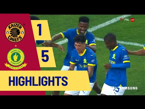 Download MP3 Kaizer Chiefs VS Mamelodi Sundowns | Dstv premiership league | extended Highlights