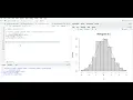 Normal density curve in R Studio Histogram