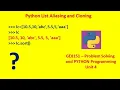 Python List Mutability Aliasing Cloning List as Parameters GE8151 - PSPP Tamil 44