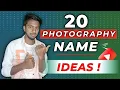 Top 20 Photography Names Ideas For YouTube Channel 20 Great Photography Website Name Ideas