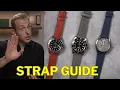 The Best Watch Straps Rubber Leather Suede Sailcloth and Bracelets