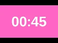 45 Second Timer - 45 Second Countdown