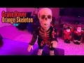Gemmy 2011 Grave Raver Orange Skeleton